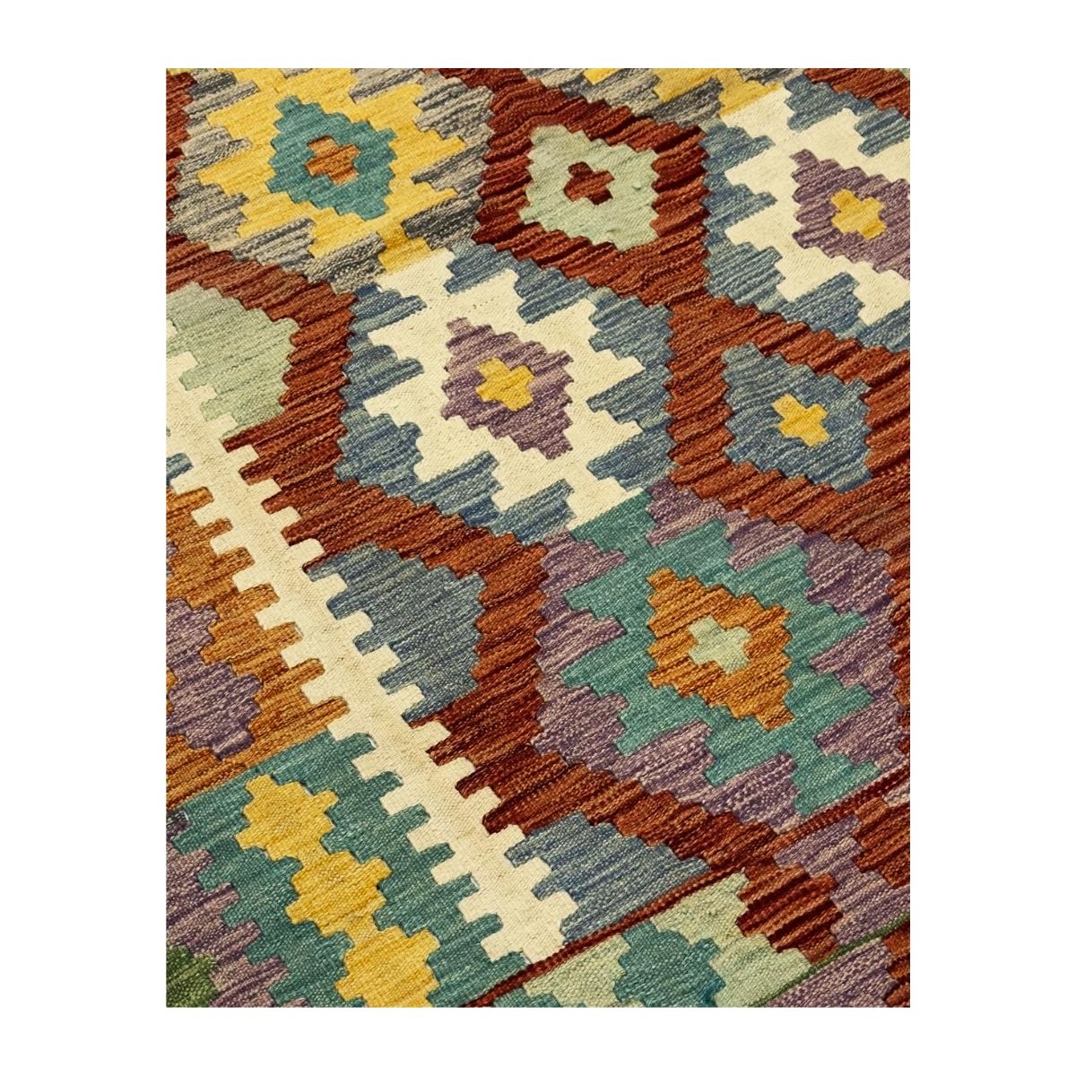Tapete Kilim Ghashighay 127x172 80604 - Imagem 3