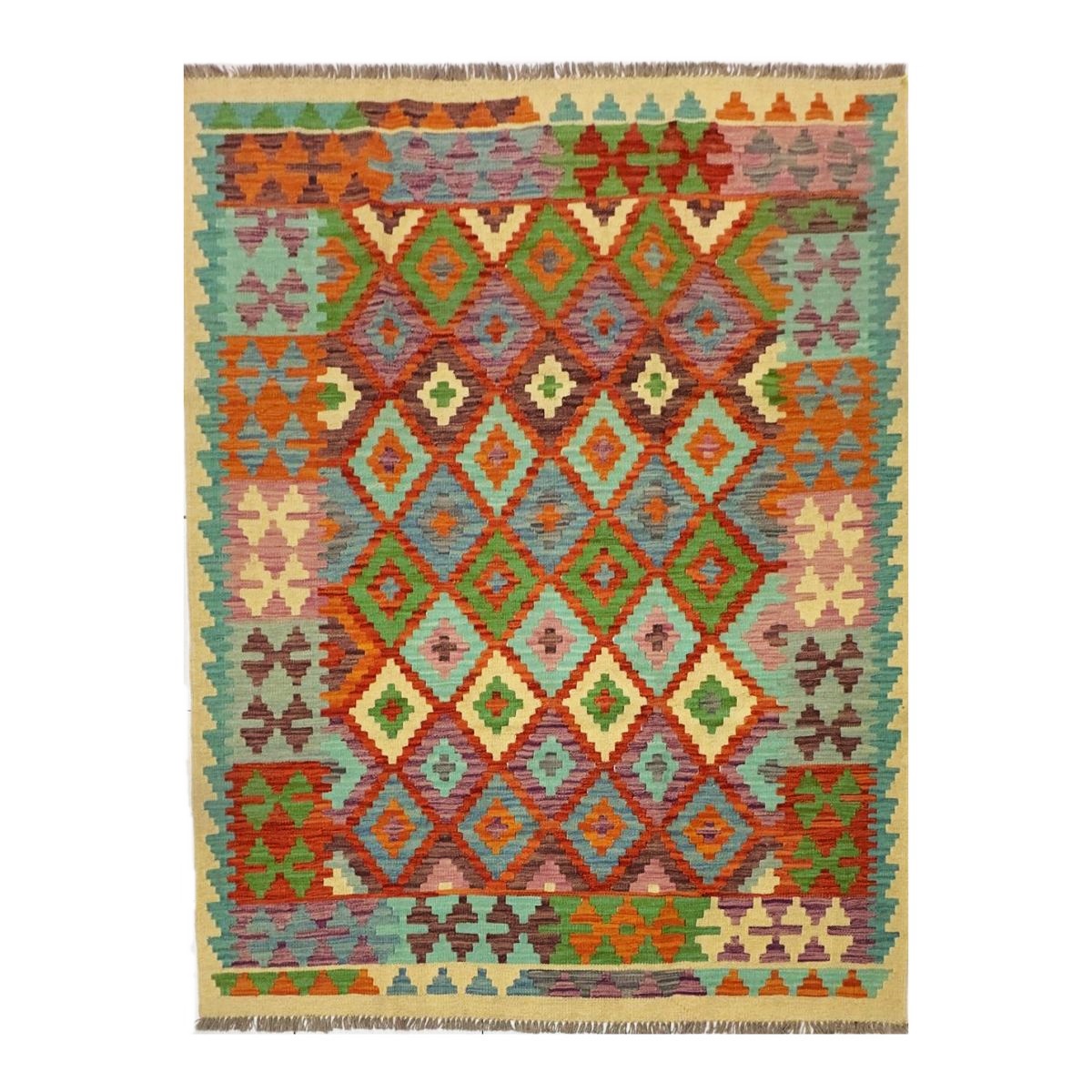 Tapete Kilim Ghashighay 150x196 79861 - Imagem 2