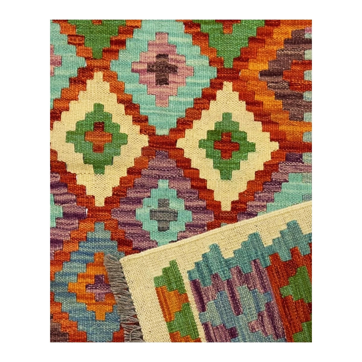 Tapete Kilim Ghashighay 150x196 79861 - Imagem 4