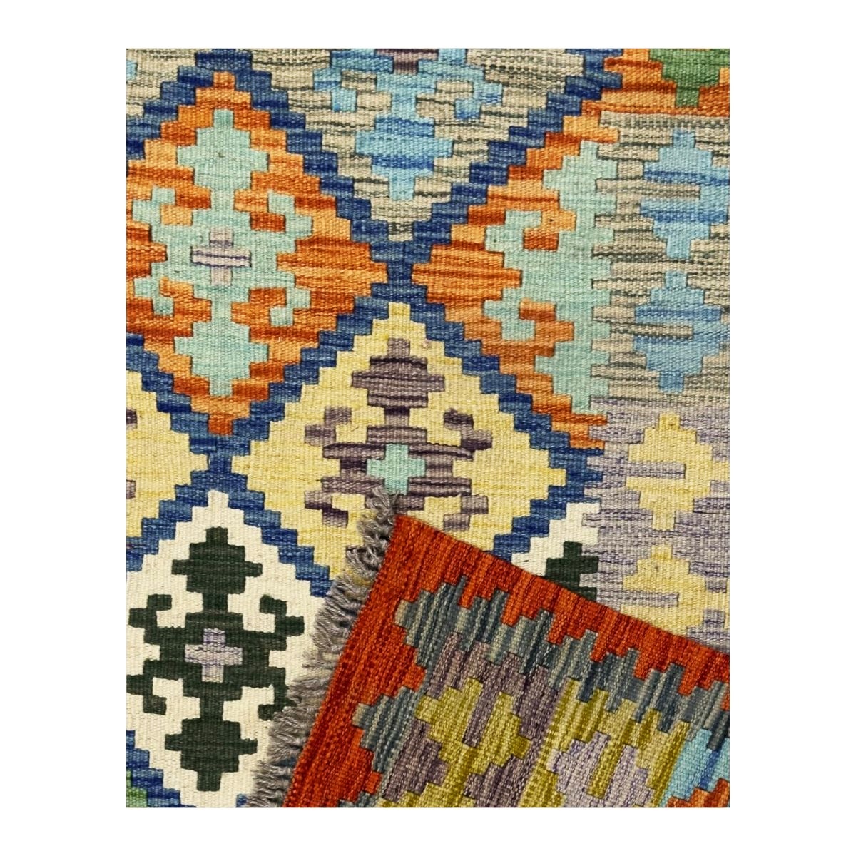 Tapete Kilim Ghashighay 124x172 80556 - Imagem 4