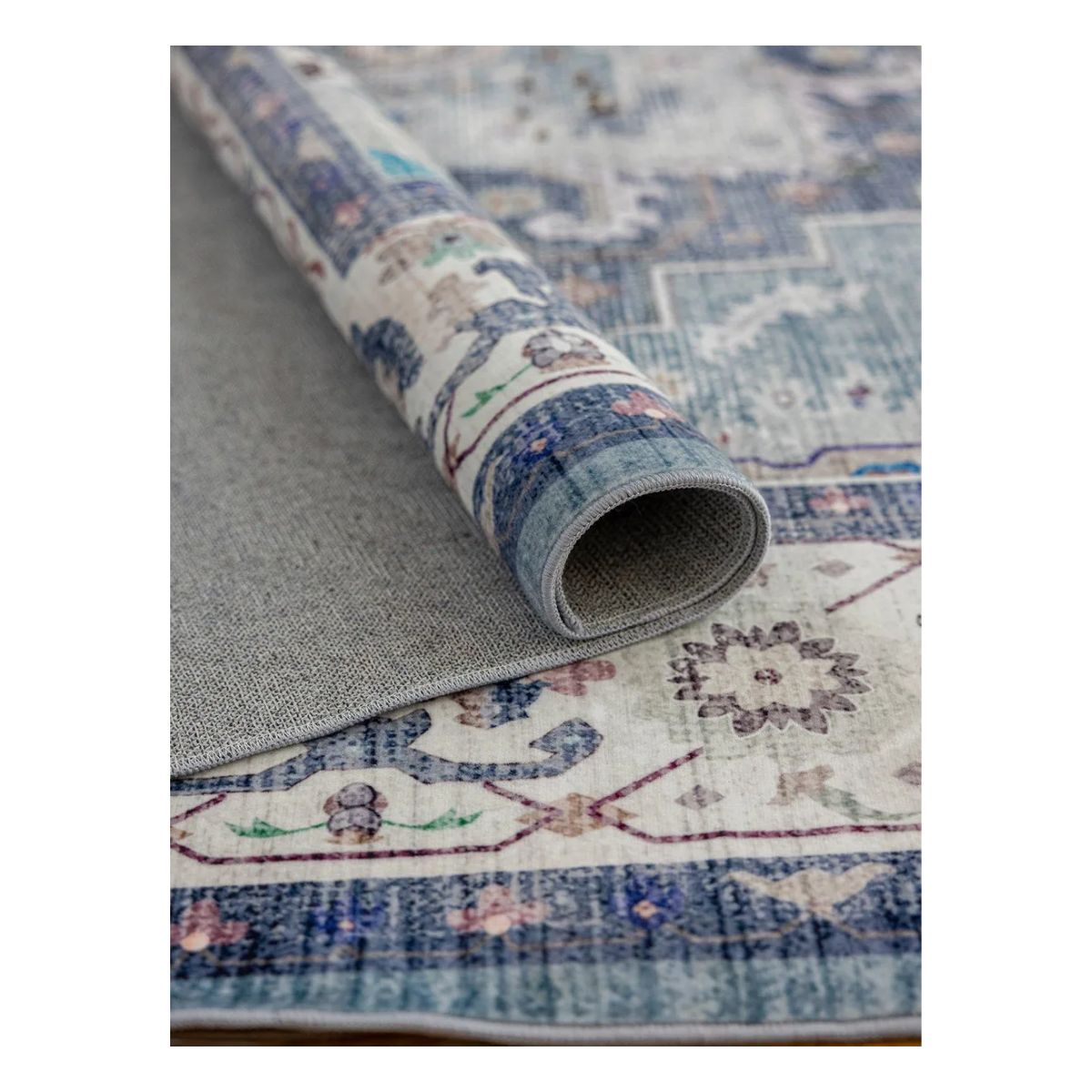 Tapete Vinci 140x200 Napoles Azul - Imagem 3
