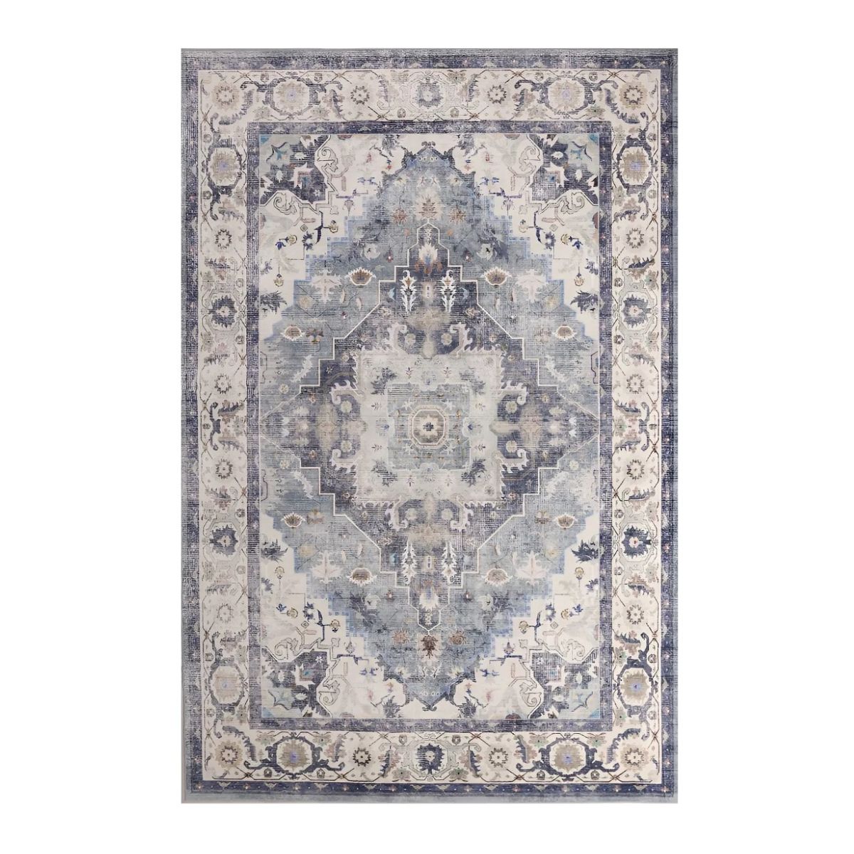 Tapete Vinci 100x140 Napoles Azul - Imagem 2