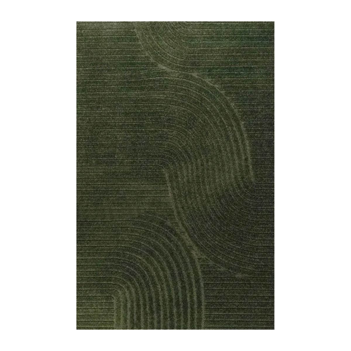 Tapete Realce Desenhado 200x250 Sand Verde Oliva - Imagem 2