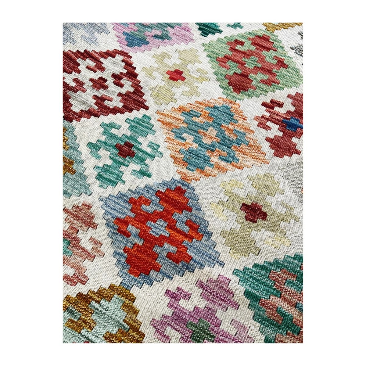Tapete Kilim Ghashighay 244x305 81763 - Imagem 3