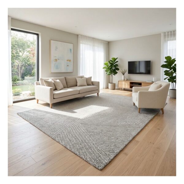 Tapete Marut 250x300 Cinza Bege