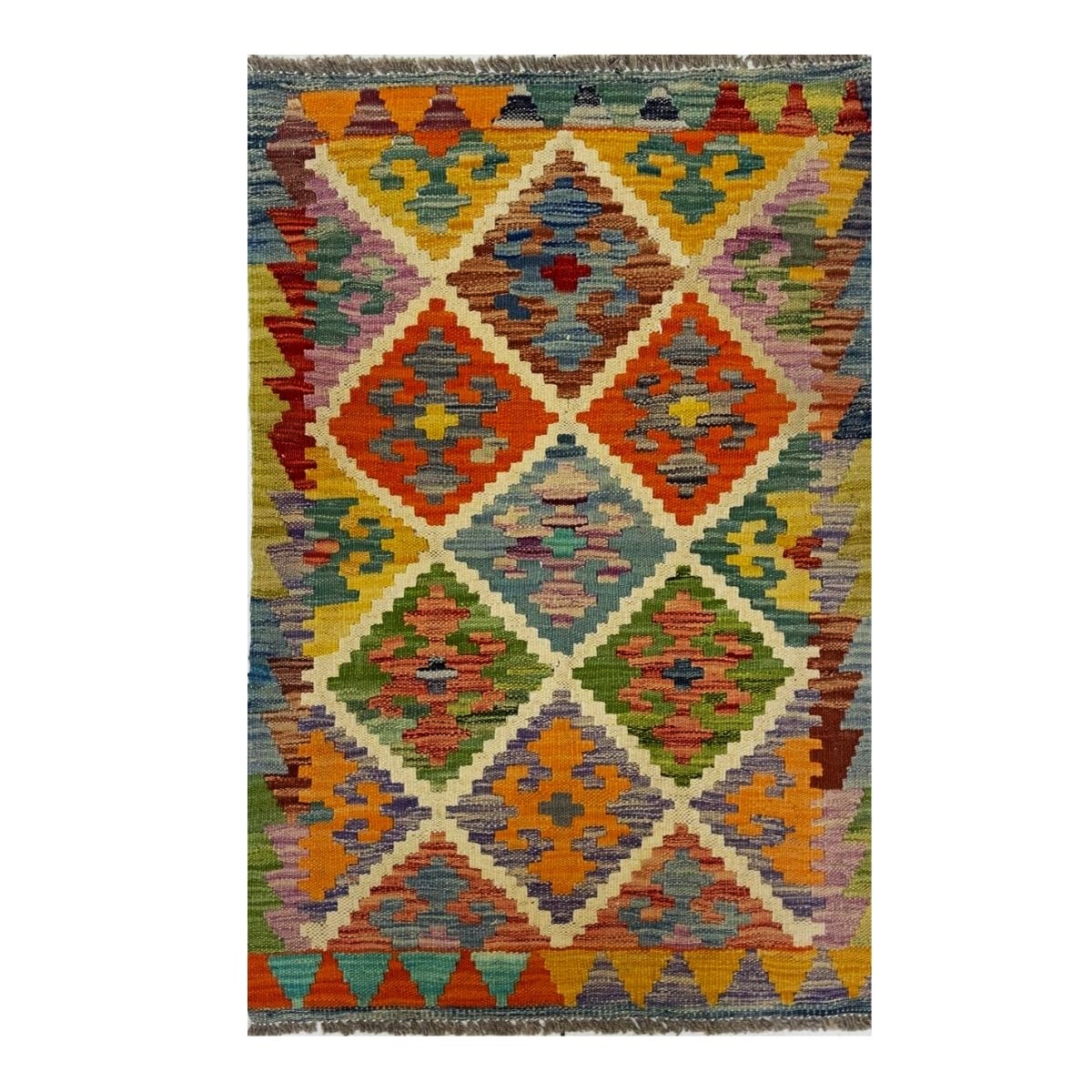 Tapete Kilim Afegan 60x90 30660 - Imagem 2