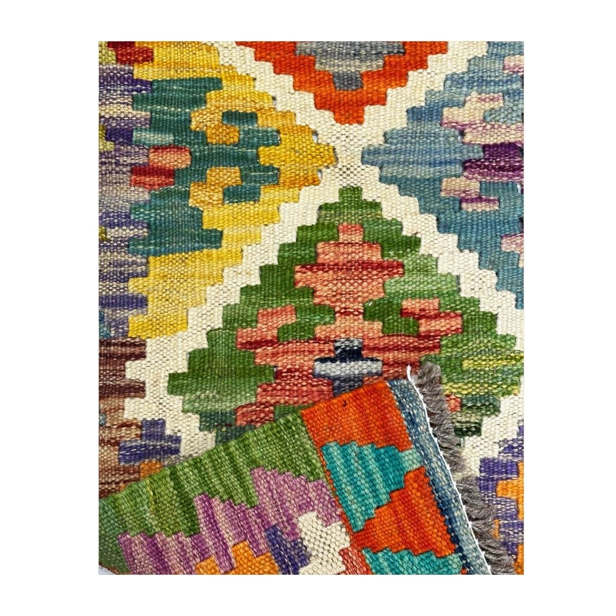 Tapete Kilim Afegan 60x90 30660 - Imagem 4
