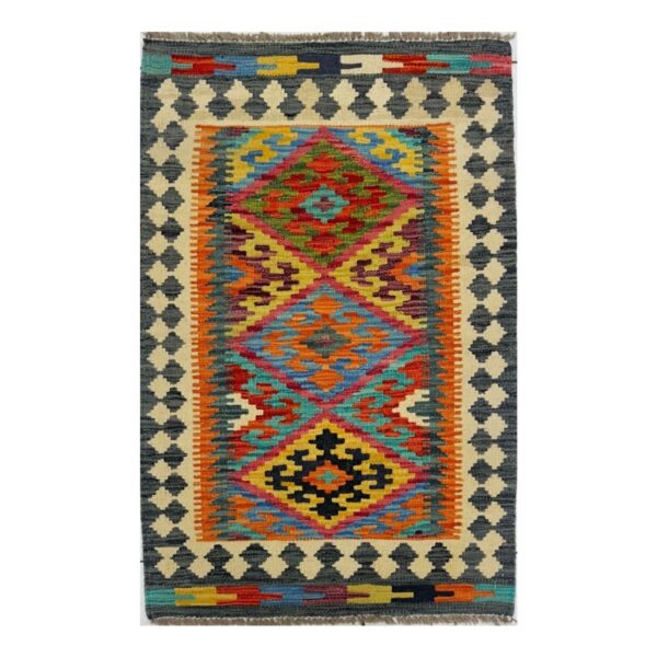 Tapete Kilim Afegan 61x93 30332 — foto 2