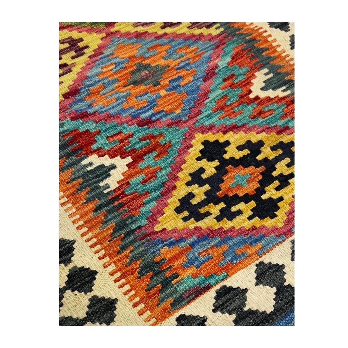 Tapete Kilim Afegan 61x93 30332 - Imagem 3