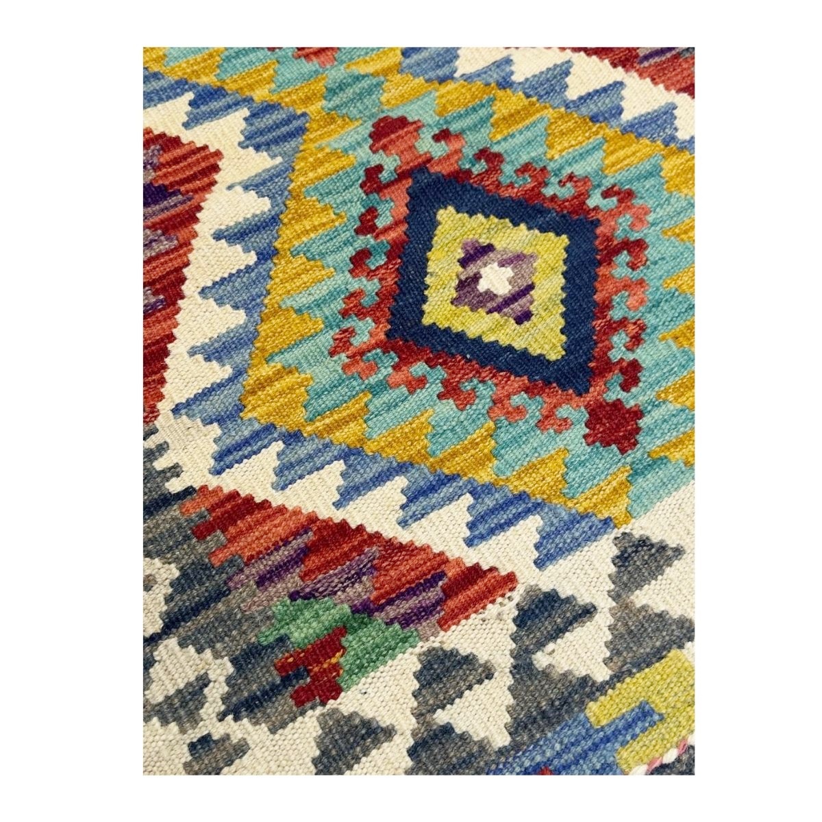 Tapete Kilim Afegan 61x91 35394 - Imagem 3