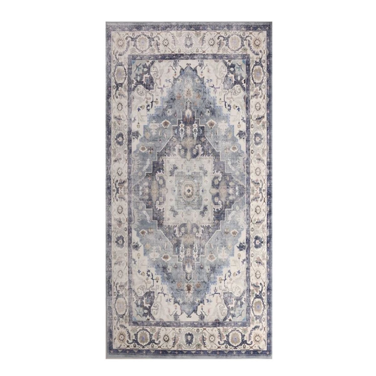 Tapete Vinci 50x120 Napoles Azul - Imagem 2