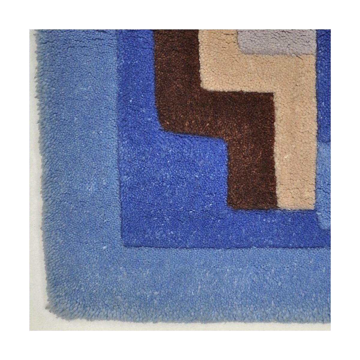 Tapete Himalaya 160x230 Azul - Imagem 3