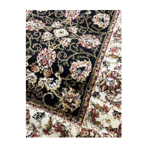 Tapete Mersin 60x200 01 Preto Bege — foto 3