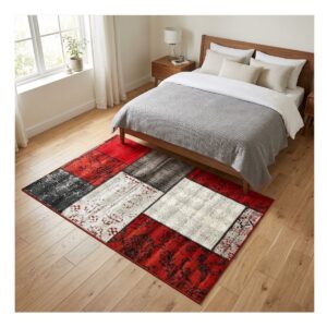 Tapete Unique 100×150 Vermelho
